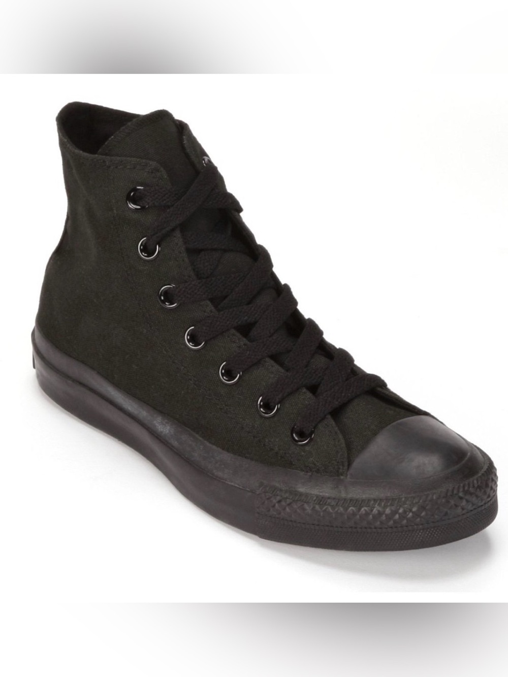 Women's High-Top converse Canvas Athletic Sneaker in Black